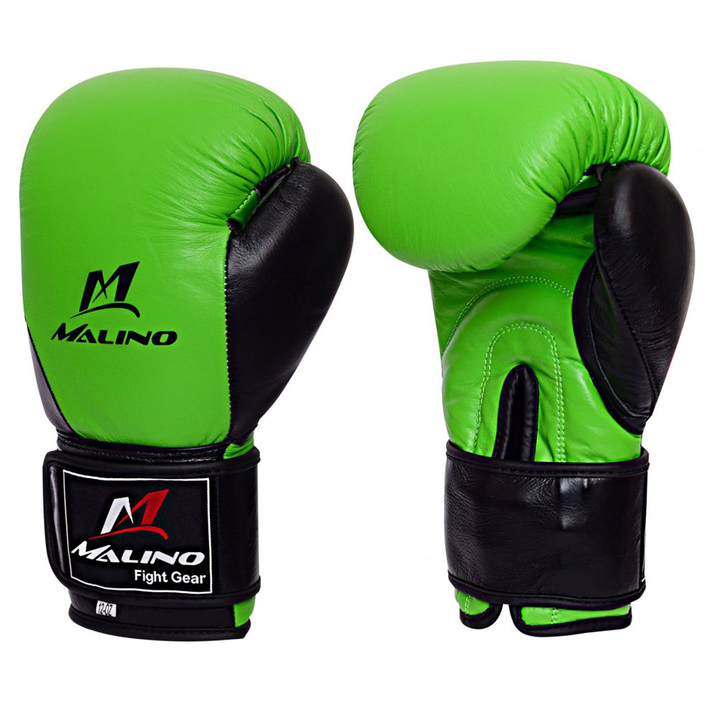 BOXING GLOVES FOR MEN BLACK-GREEN