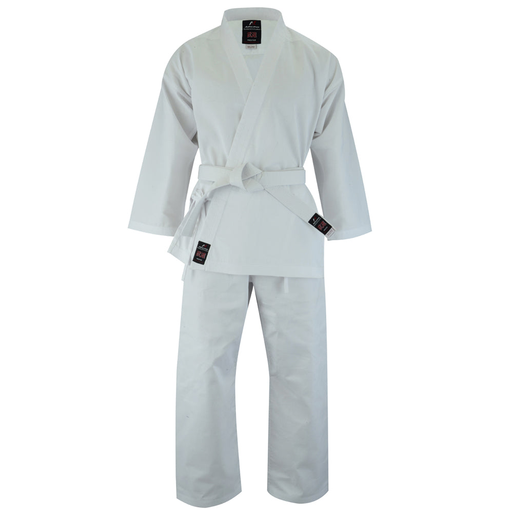 MALINO ADULT STUDENT KARATE SUIT WHITE - 7OZ