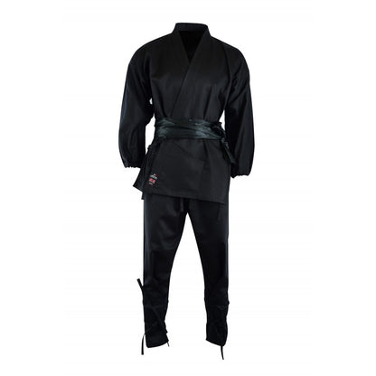 MALINO ADULT NINJA SUIT COTTON BLACK 8OZ