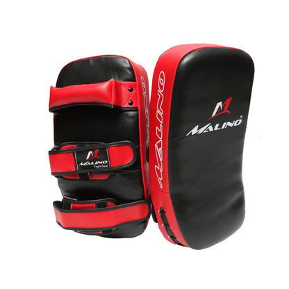 MALINO BOXING MARTIAL ART CURVED THAI PAD BLACK RED