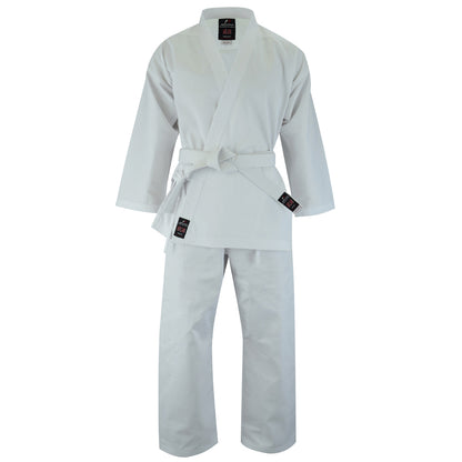 MALINO KIDS STUDENT KARATE SUIT WHITE - 7OZ