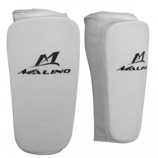 MALINO ELASTIC SHIN PADS WHITE