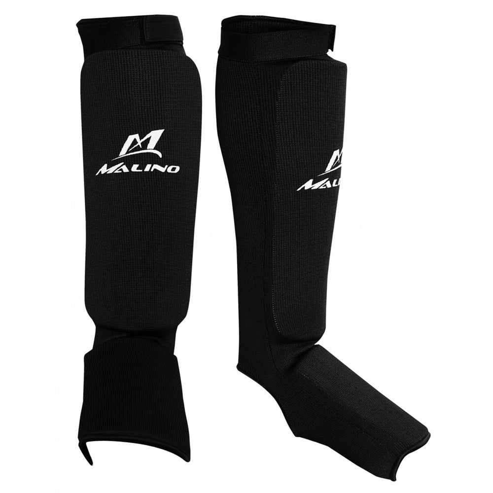 MALINO ELASTIC SHIN INSTEP PADS BLACK