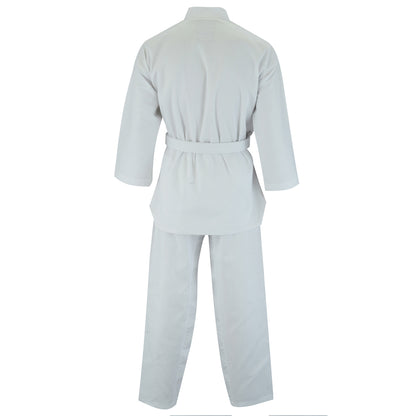 MALINO ADULT V-NECK TAEKWONDO SUIT WHITE- 7OZ