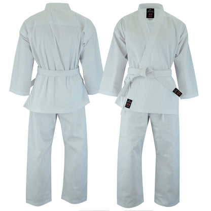 MALINO KIDS STUDENT KARATE SUIT WHITE - 7OZ