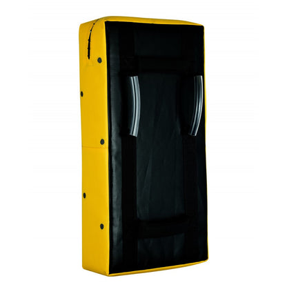 MALINO STRIKE SHIELDS - KICK SHIELD BLACK-YELLOW